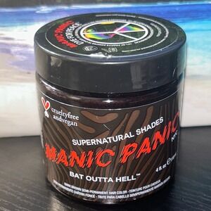 Manic Panic Bat Outta Hell Dark Brown Supernatural Shades Hair Color 4oz New